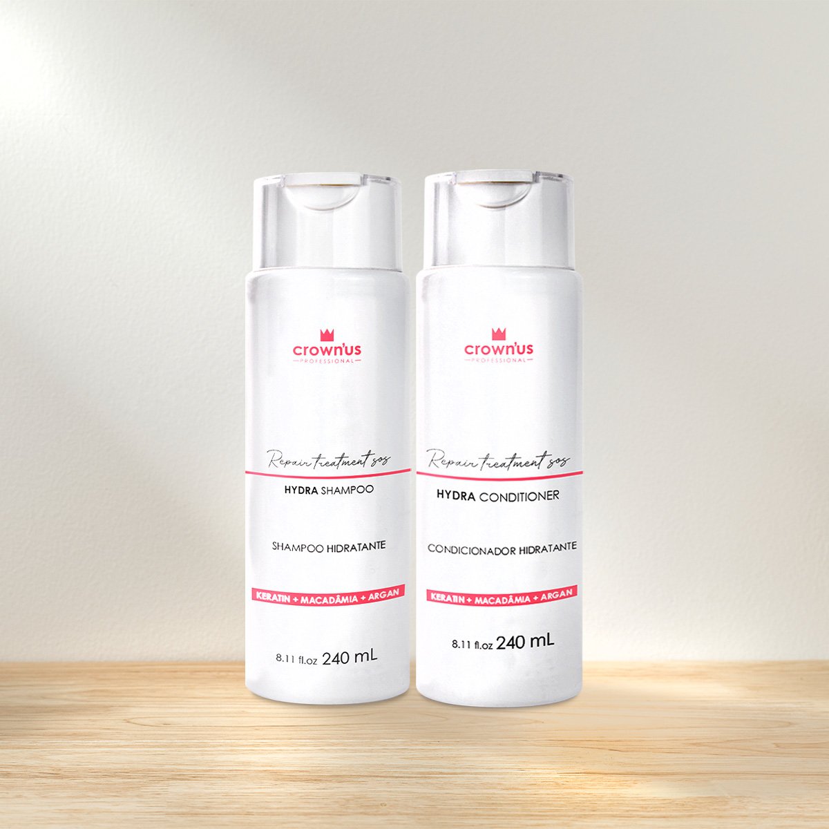 Crownus Repair Treatment - Condicionador 240ml 240ml 3