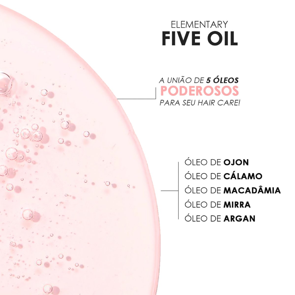 Crownus Professional Elementary Five Oil - Oleo Capilar 30ml 30ml 4