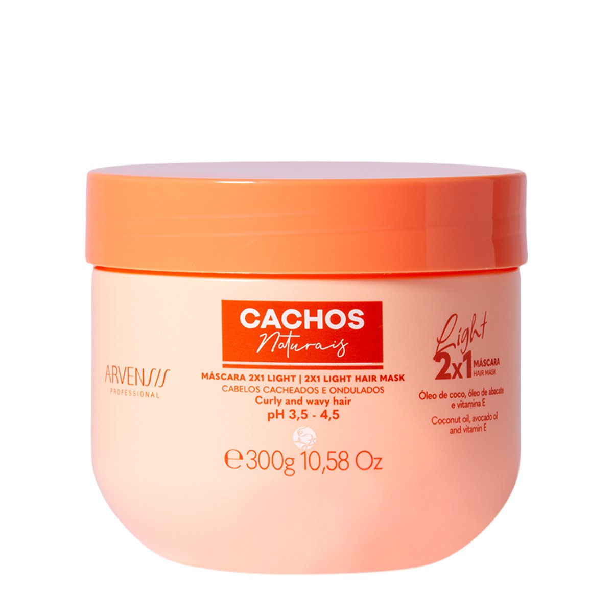 Arvensis Cachos Naturais 2x1 Light - Mascara Capilar 300g
