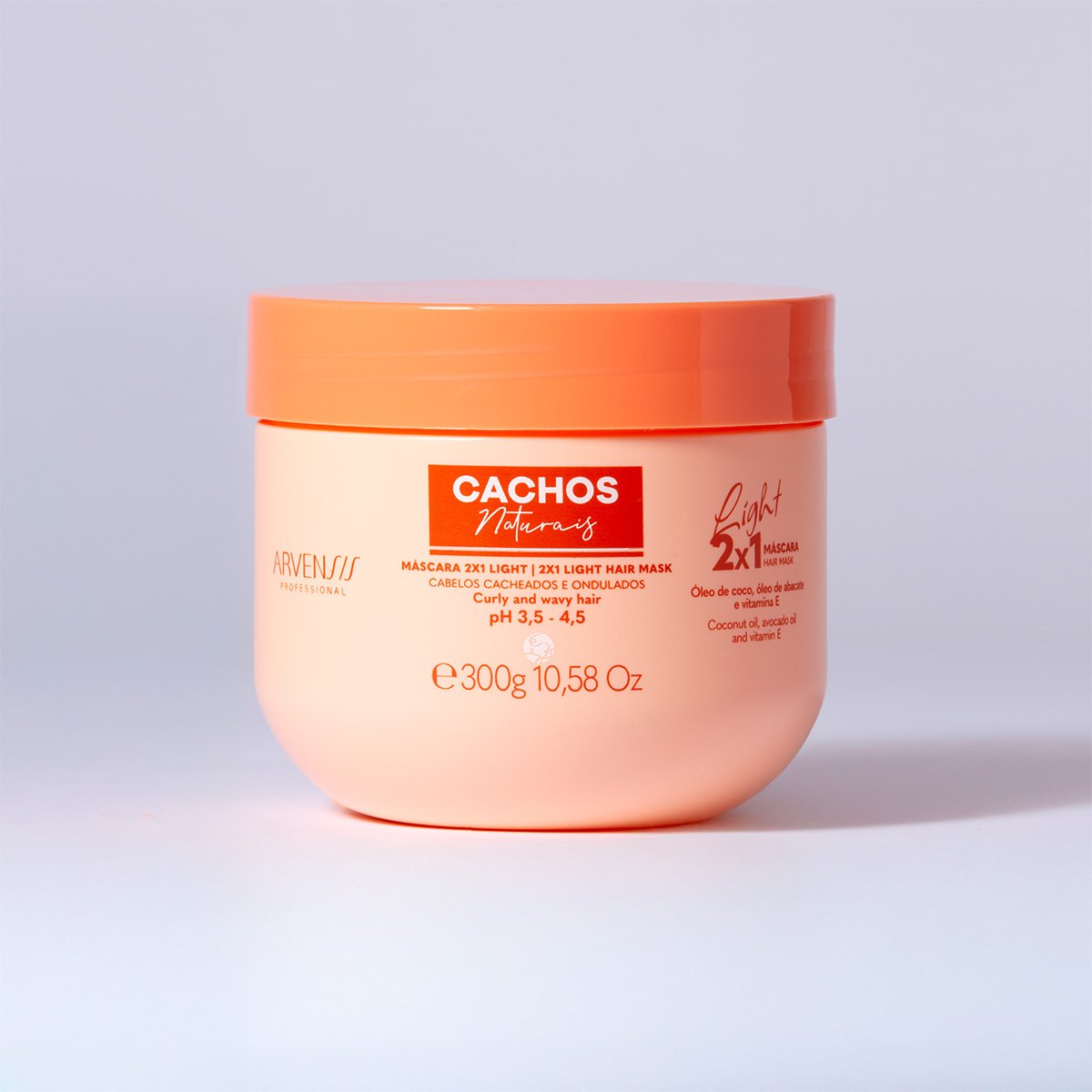 Arvensis Cachos Naturais 2x1 Light - Mascara Capilar 300g 300g 2