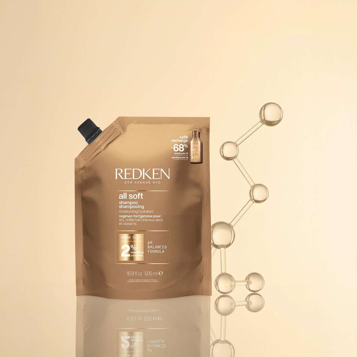 Redken All Soft Refil - Shampoo 500ml 500ml 2