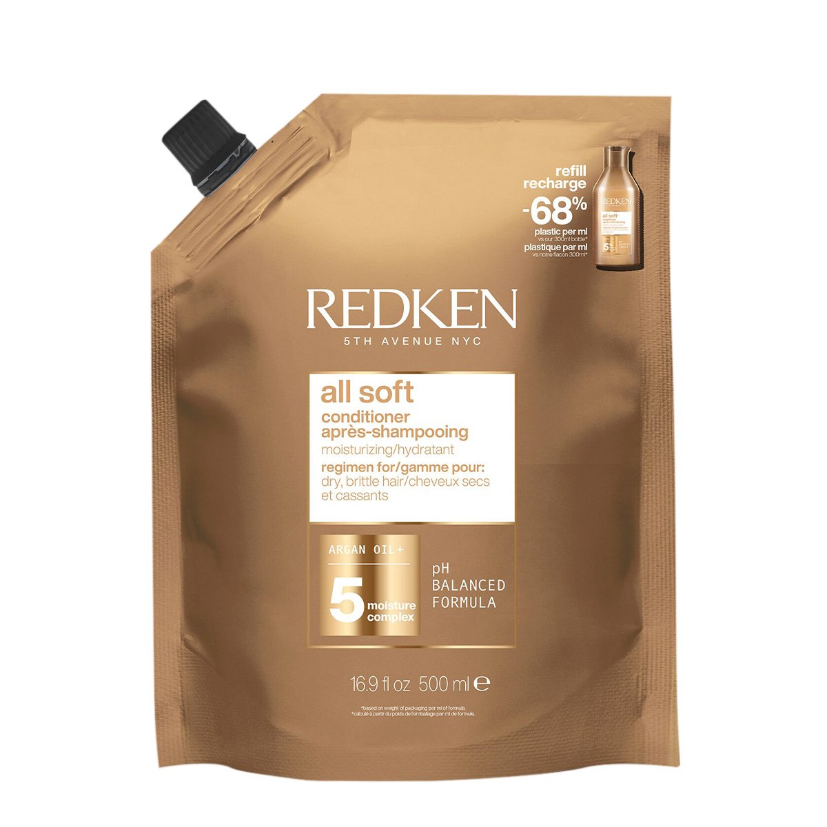 Redken All Soft Refil - Condicionador 500ml