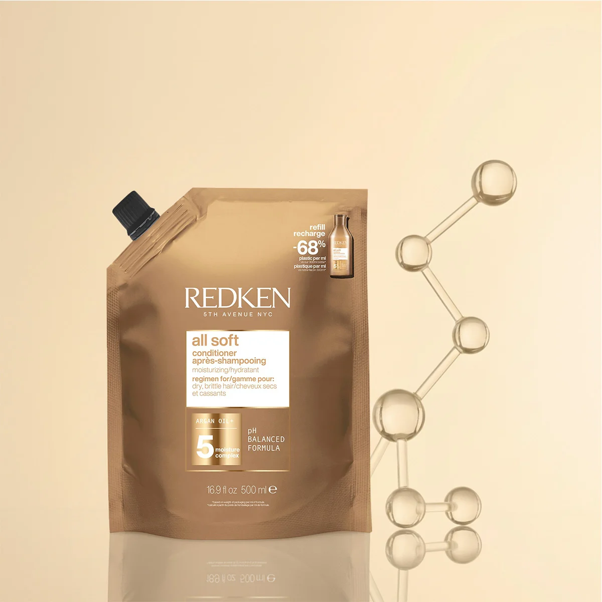 Redken All Soft Refil - Condicionador 500ml 500ml 2