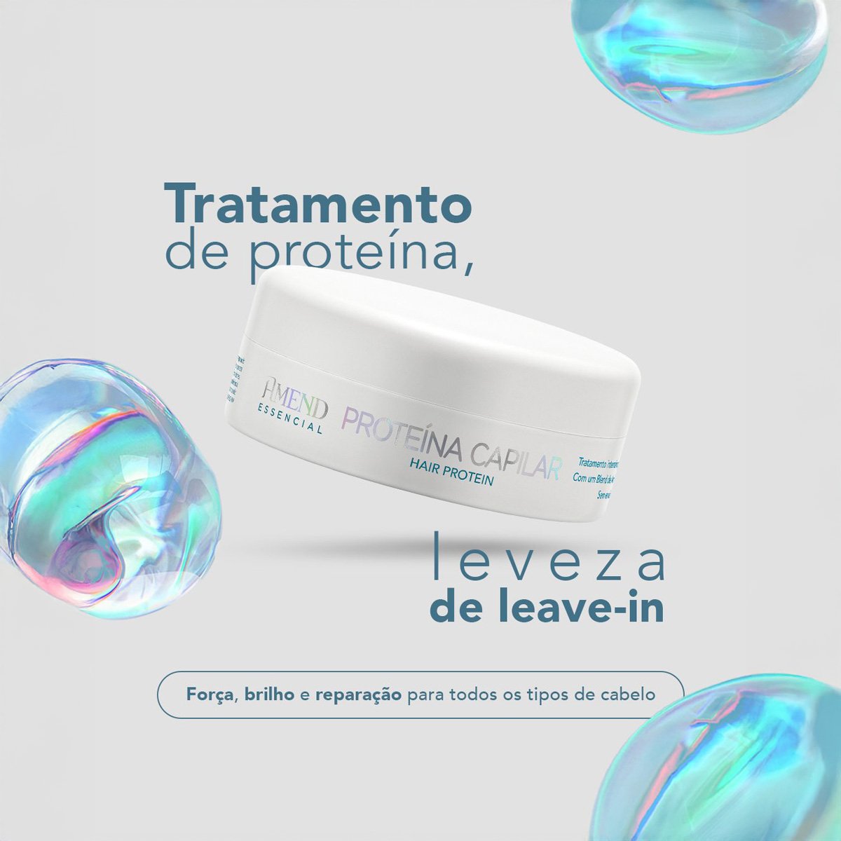 Amend Essencial Hair Protein - Proteina Capilar 100g 100g 4