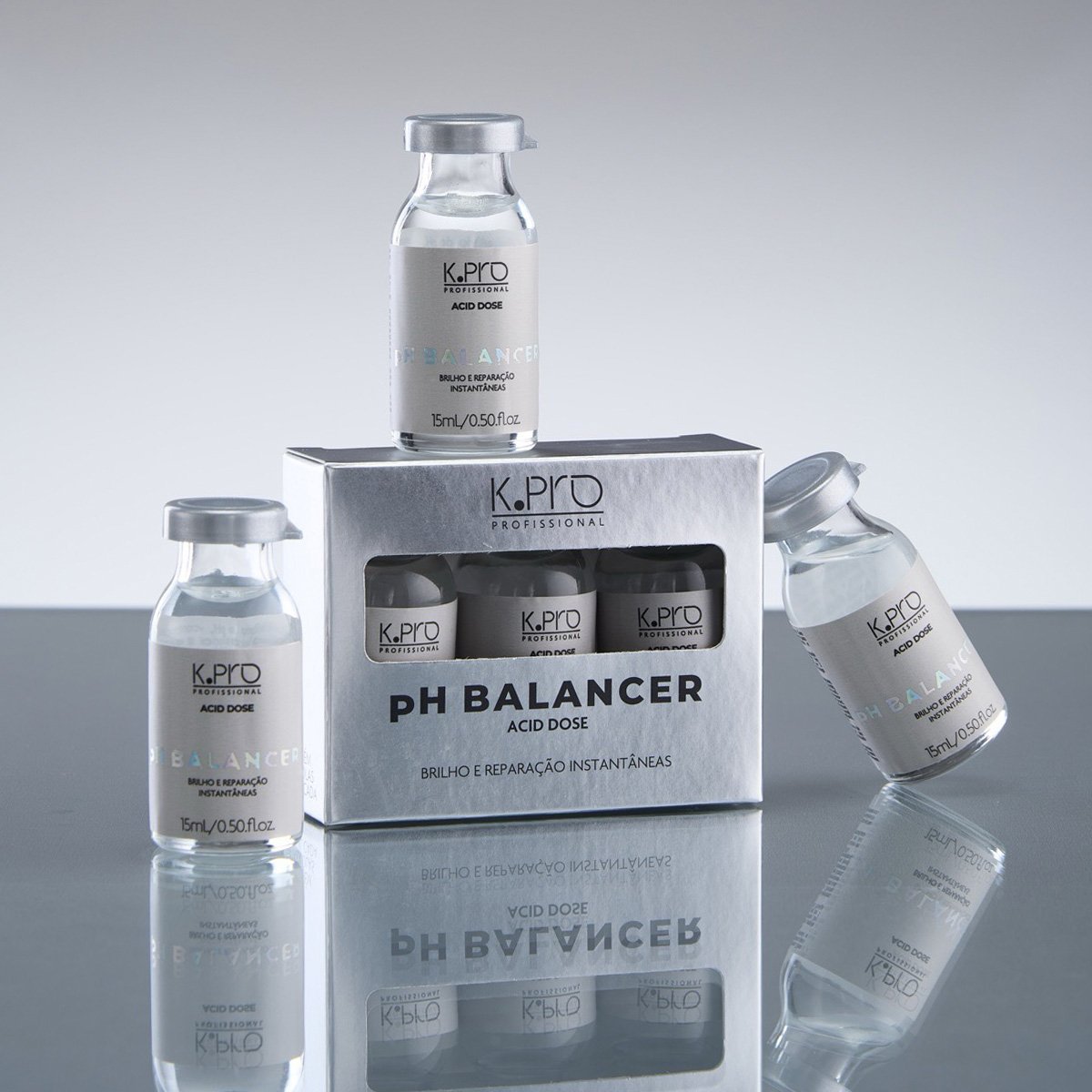 K.Pro Profissional Ph Balancer Acid Dose - Ampolas 3x15ml ÚNICO 2