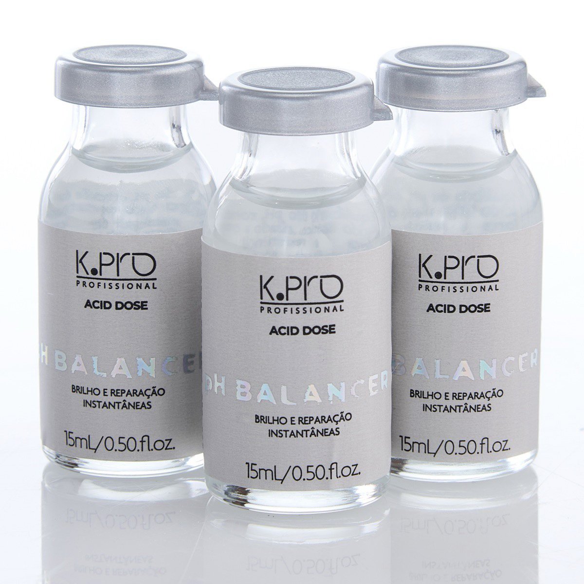 K.Pro Profissional Ph Balancer Acid Dose - Ampolas 3x15ml ÚNICO 4