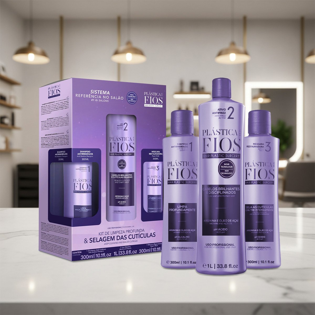 Cadiveu Professional Kit Plastica dos Fios Disciplina Maxima (3 produtos) ÚNICO 2