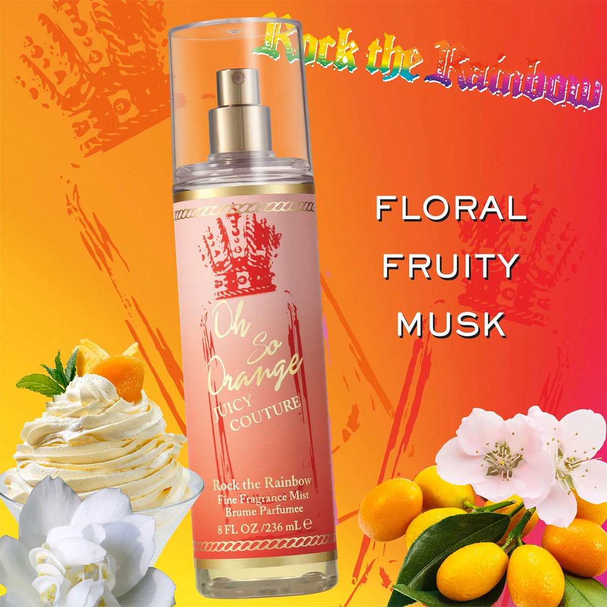 Juicy Couture Rock the Rainbow Oh So Orange - Body Splash 236ml 236ml 3