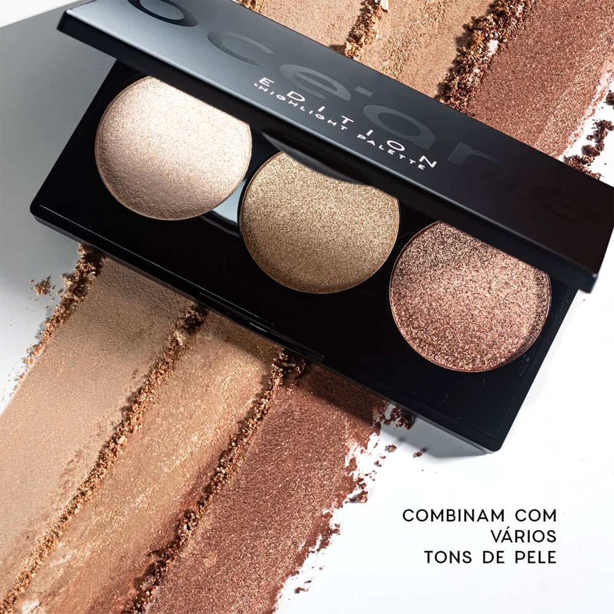 Kit Oceane Edition Highlight Purple 12 Shades Paleta Iluminador (2 produtos) ÚNICO 4