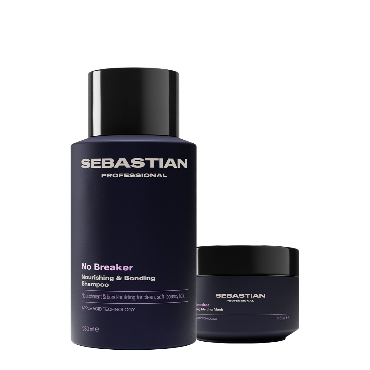 Kit Sebastian Professional No Breaker Shampoo Mascara 150 Leave-in (2 produtos)