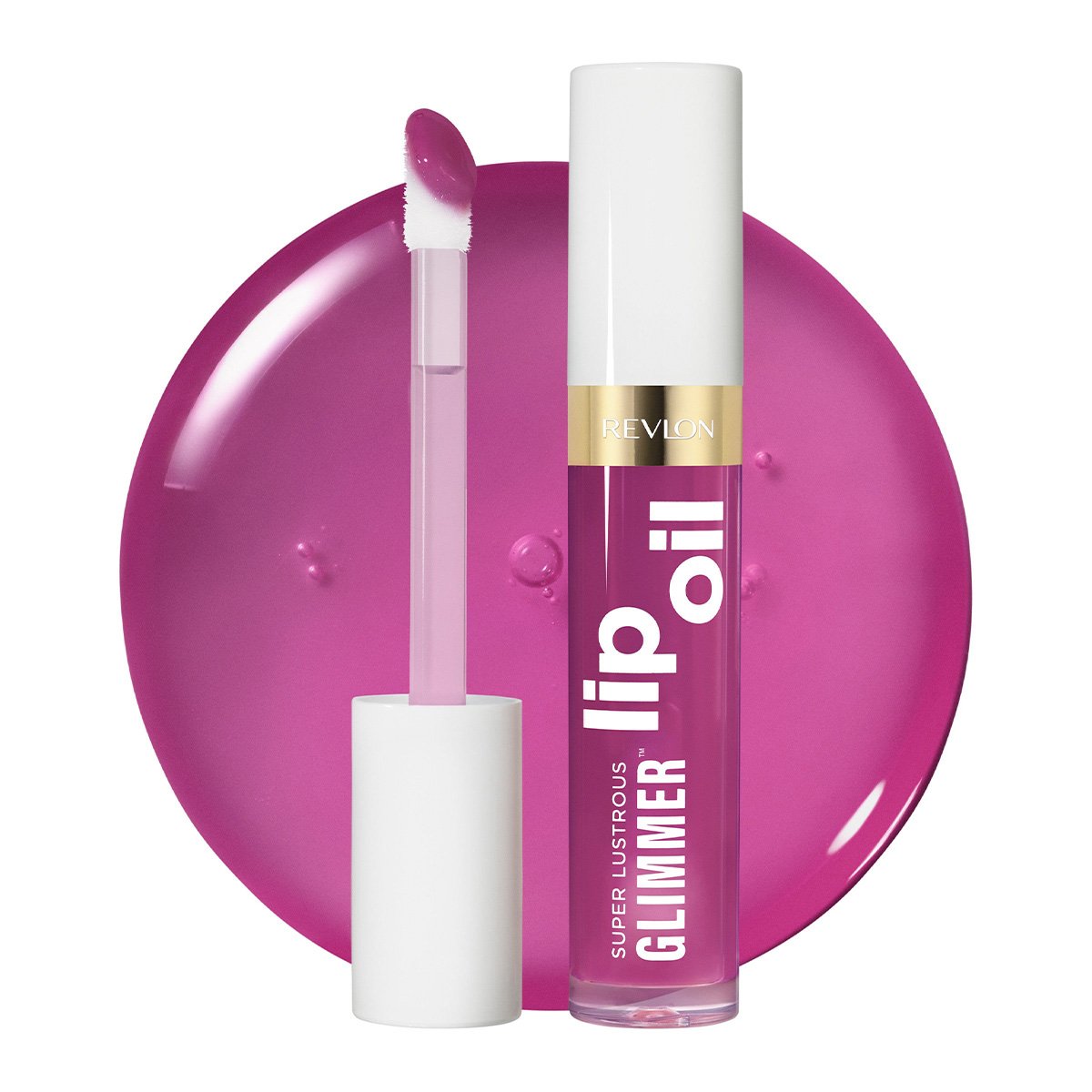 Revlon Super Lustrous Glimmer Plum Pop - Lip Oil 3,8ml Plum Pop 2