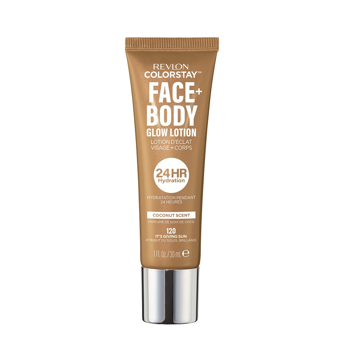 Revlon ColorStay Face + Body Glow Lotion Its Giving Sun 120 - Iluminador 30ml 