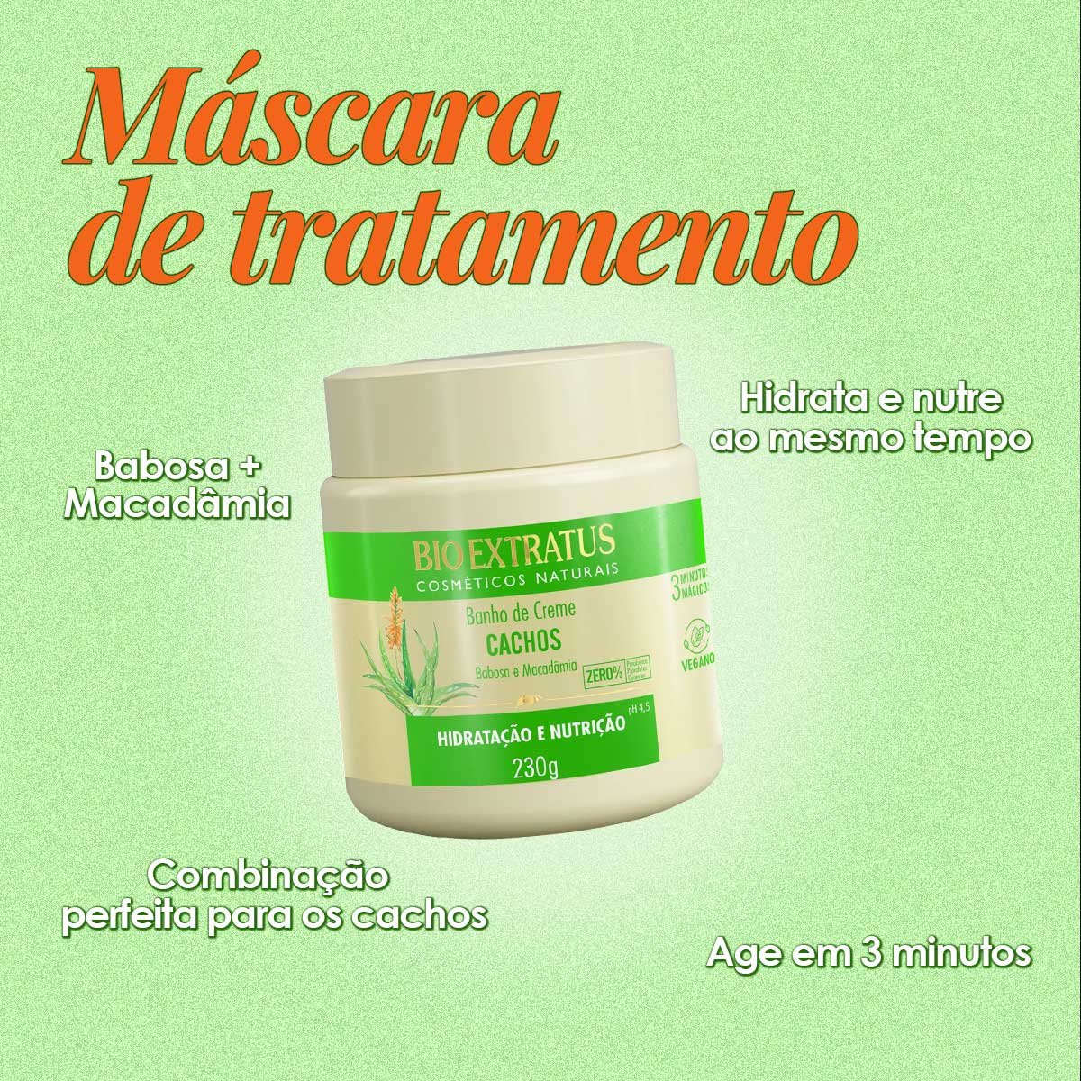 Bio Extratus Kit Cachos Babosa Home Care (3 produtos) ÚNICO 3