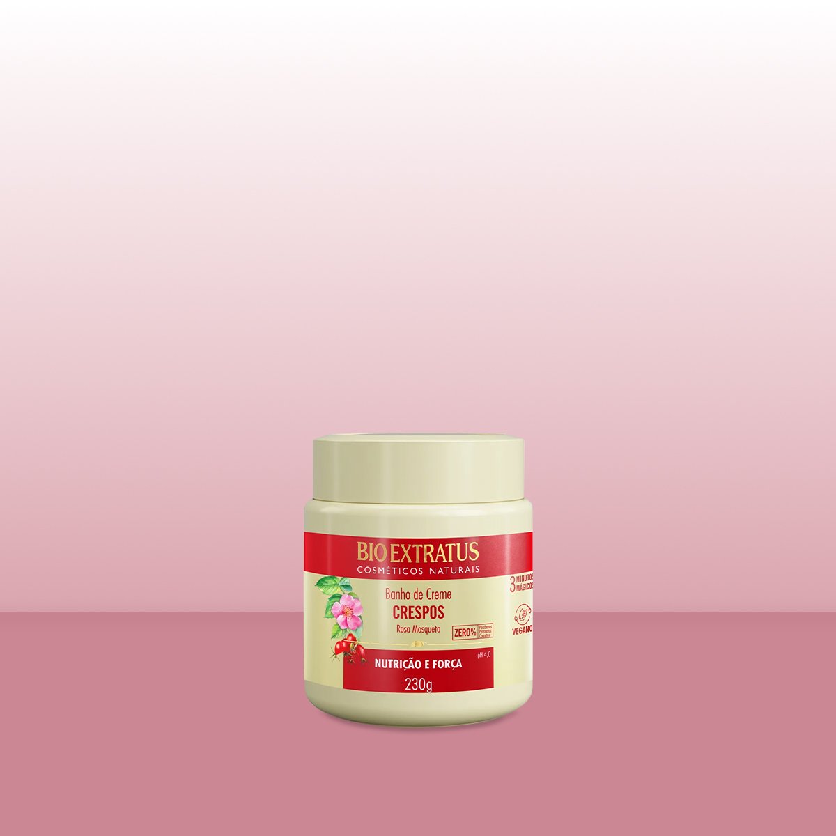 Bio Extratus Kit Crespos Rosa Mosqueta Home Care (3 produtos) ÚNICO 4