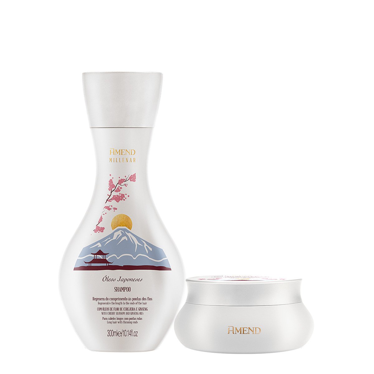 Kit Amend Millenar Oleos Japoneses Shampoo Mascara (2 produtos) ÚNICO 1