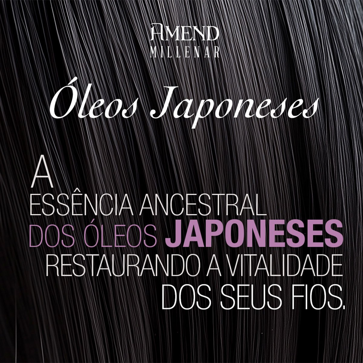 Kit Amend Millenar Oleos Japoneses Balm Shampoo Leave-in (2 produtos) ÚNICO 5