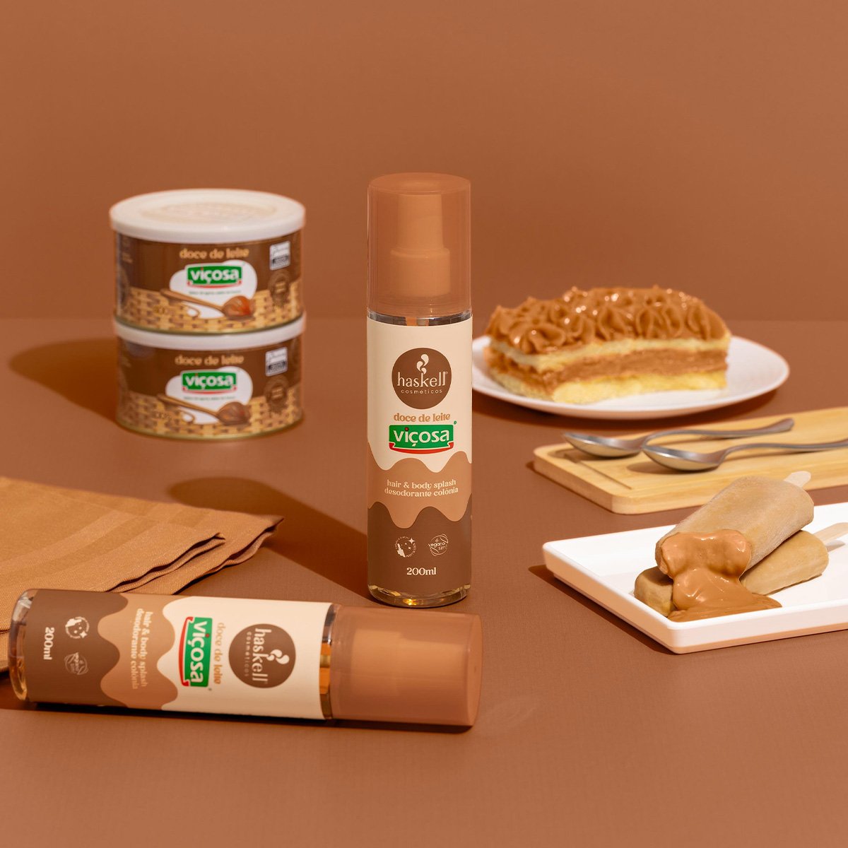 Kit Haskell Doce de Leite Vicosa Completo (5 produtos) ÚNICO 2