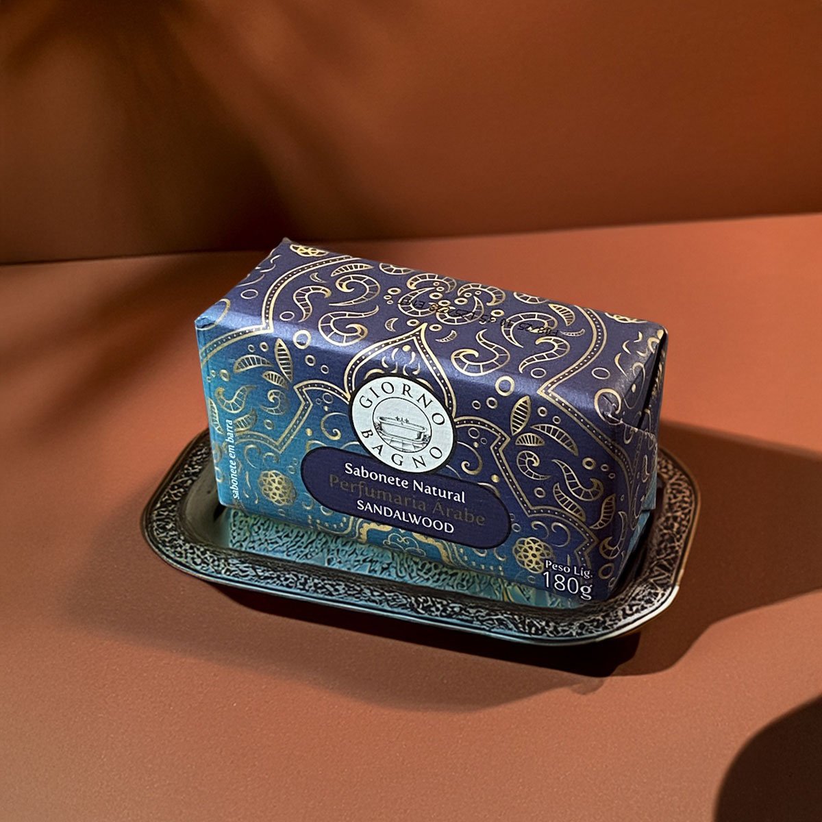 Giorno Bagno Perfumaria Arabe Sandalwood - Sabonete Natural 180g 180g 2