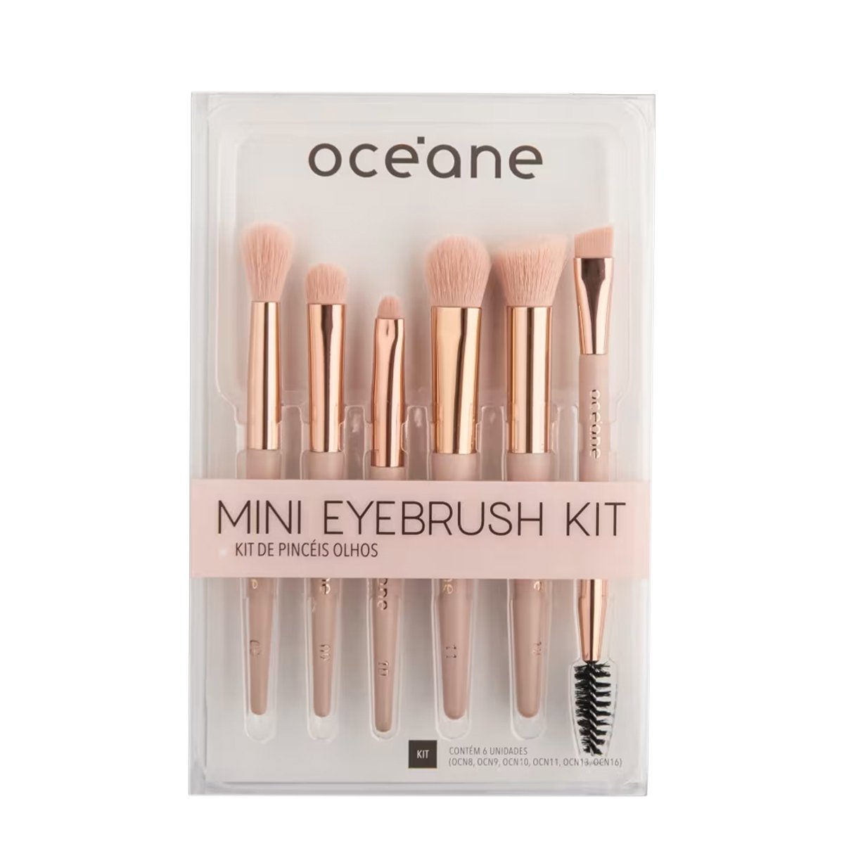 Oceane Edition Kit 6 Mini Eyebrush - Mini Pinceis para Olhos