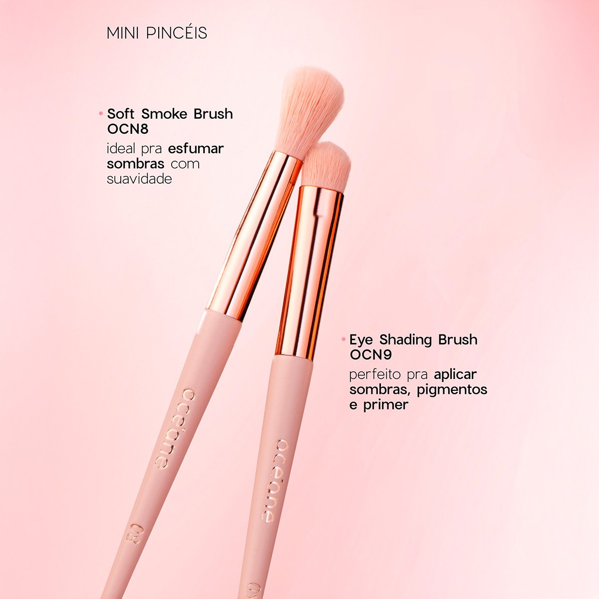 Oceane Edition Kit 6 Mini Eyebrush - Mini Pinceis para Olhos ÚNICO 3