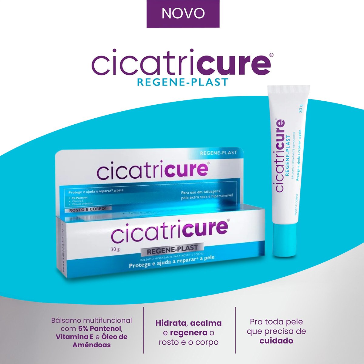 Cicatricure Regene-plast - Balsamo Hidratante Multifuncional 30g 30g 3