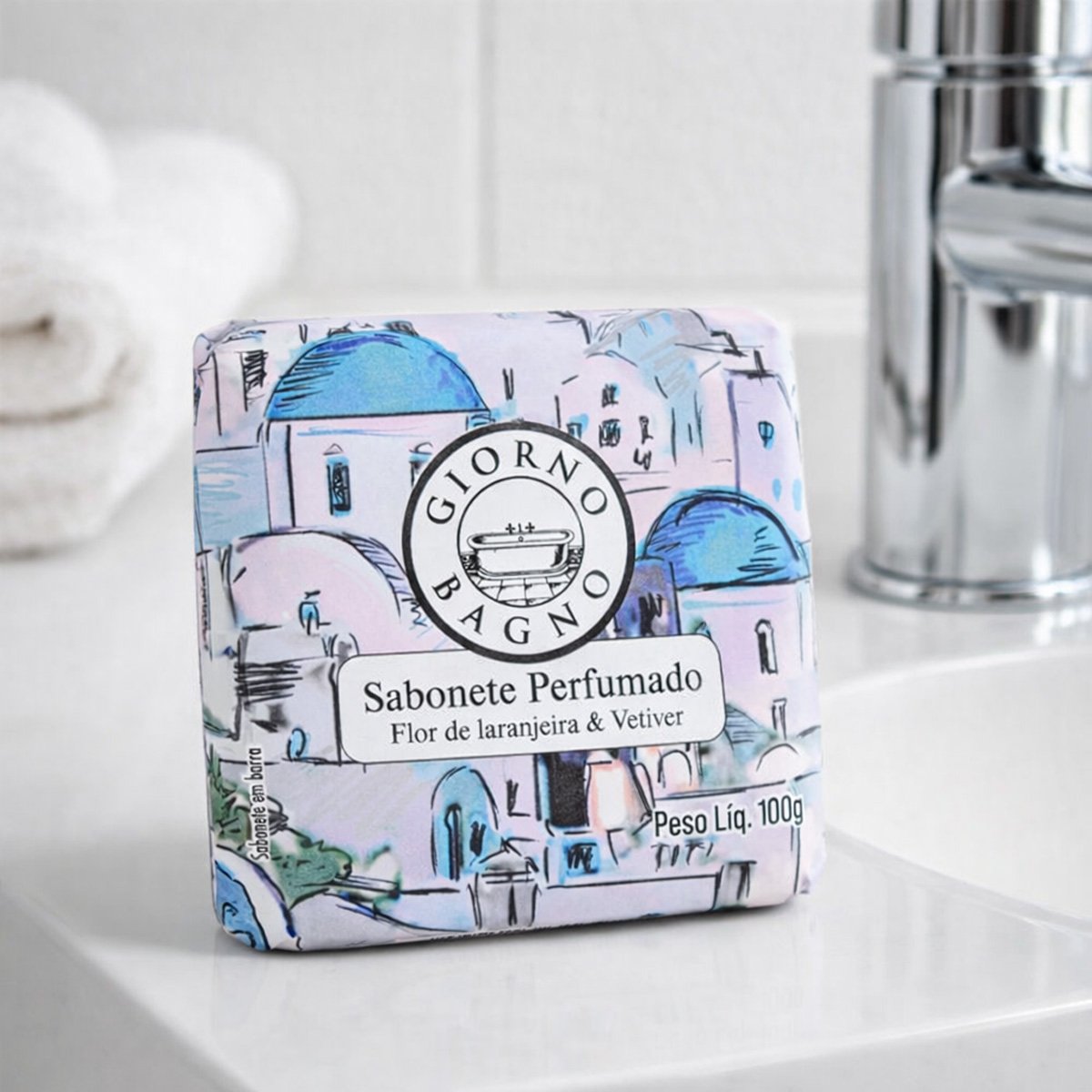 Giorno Bagno Flor de Laranjeira & Vetiver - Sabonete Natural 100g 100g 3