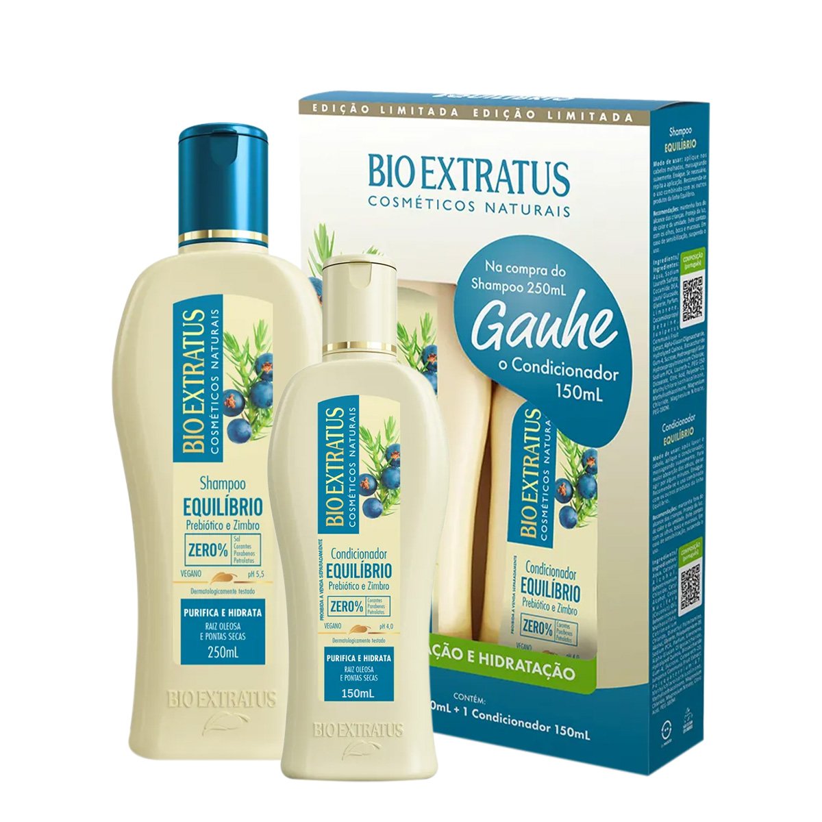 Bio Extratus Kit Equilibrio Prebiotico e Zimbro Duo (2 produtos)