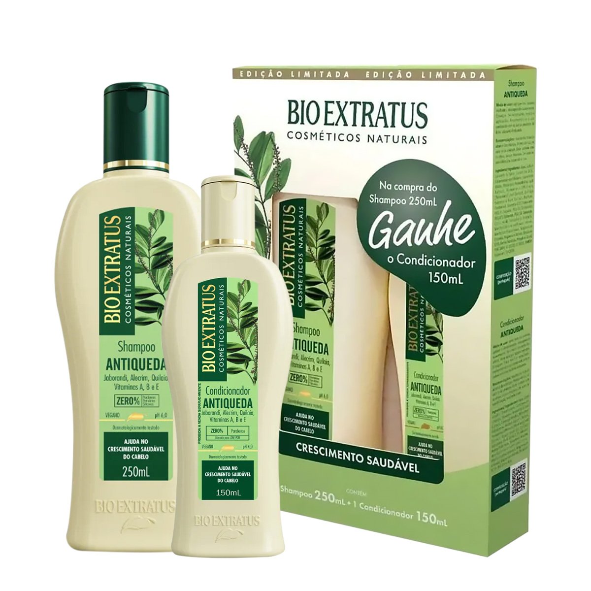 Bio Extratus Kit Jaborandi Antiqueda Duo (2 produtos)