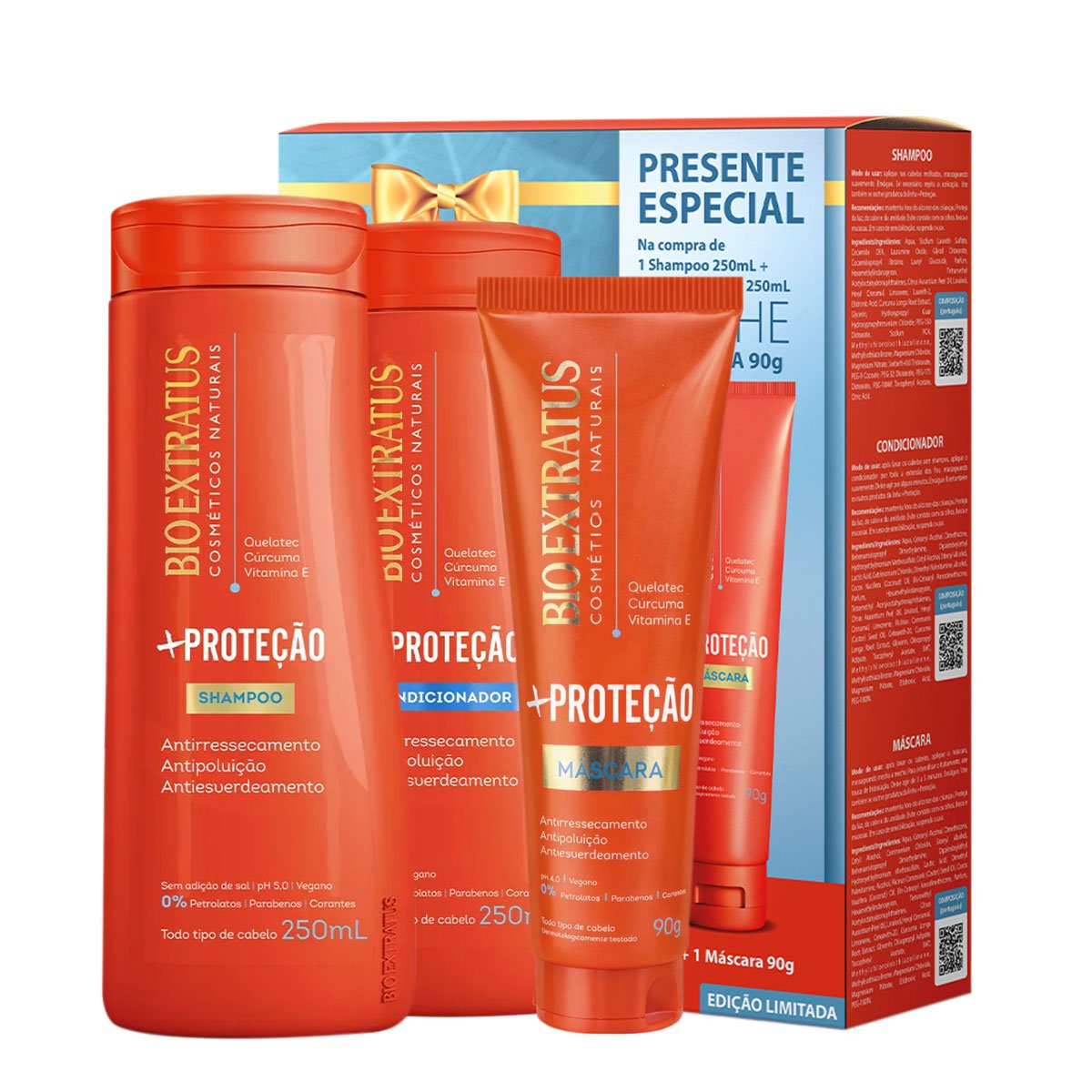 Bio Extratus Kit +Protecao Home Care (3 produtos)