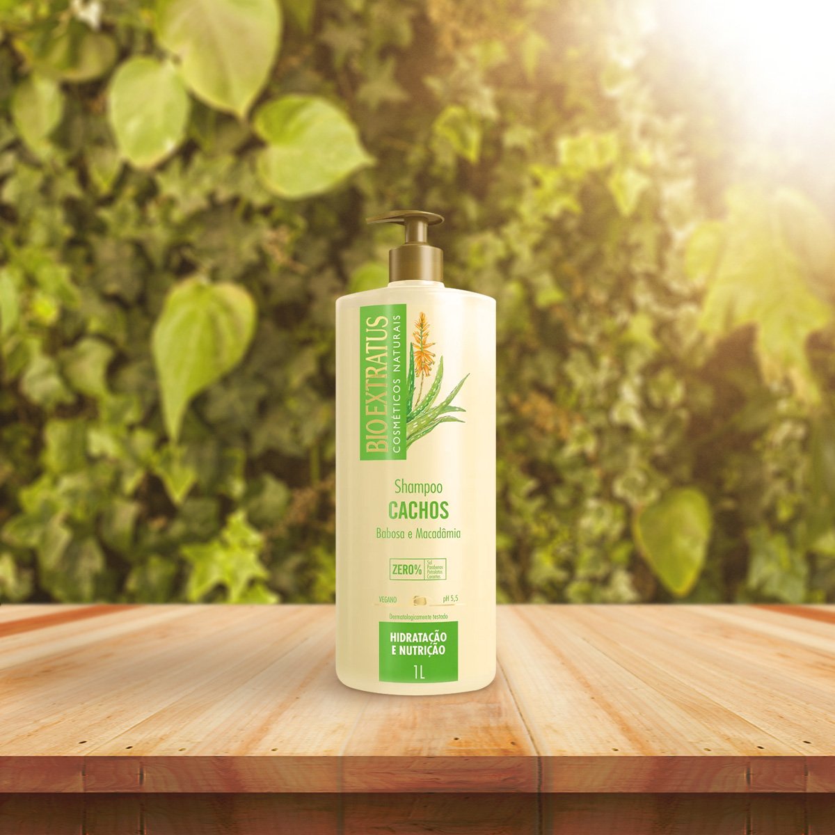 Bio Extratus Cachos Babosa - Shampoo 1L 1L 3