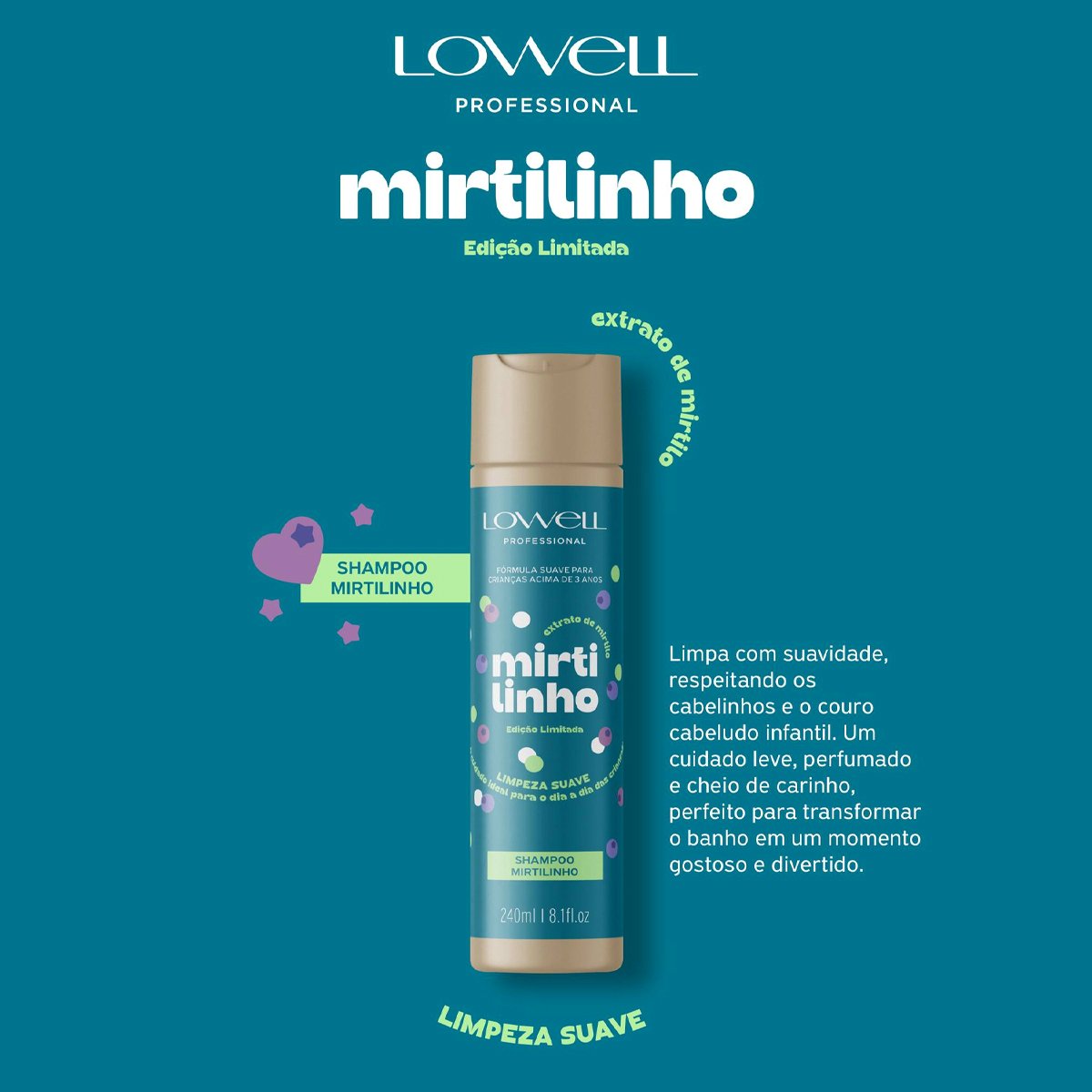 Kit Lowell Mirtilinho Duo (2 produtos) ÚNICO 2