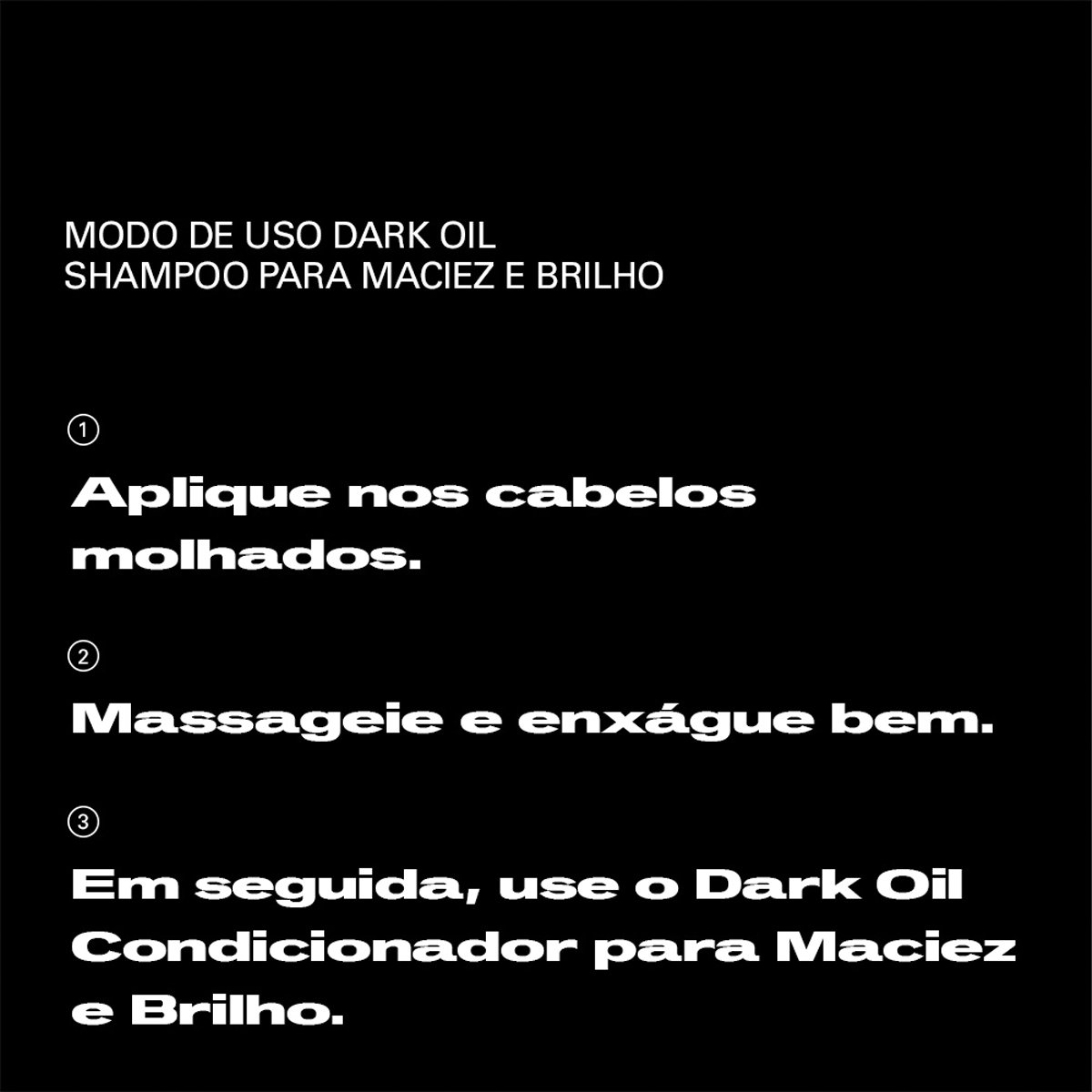 Kit Sebastian Professional Dark Oil - Shampoo e Oleo (2 produtos) ÚNICO 3