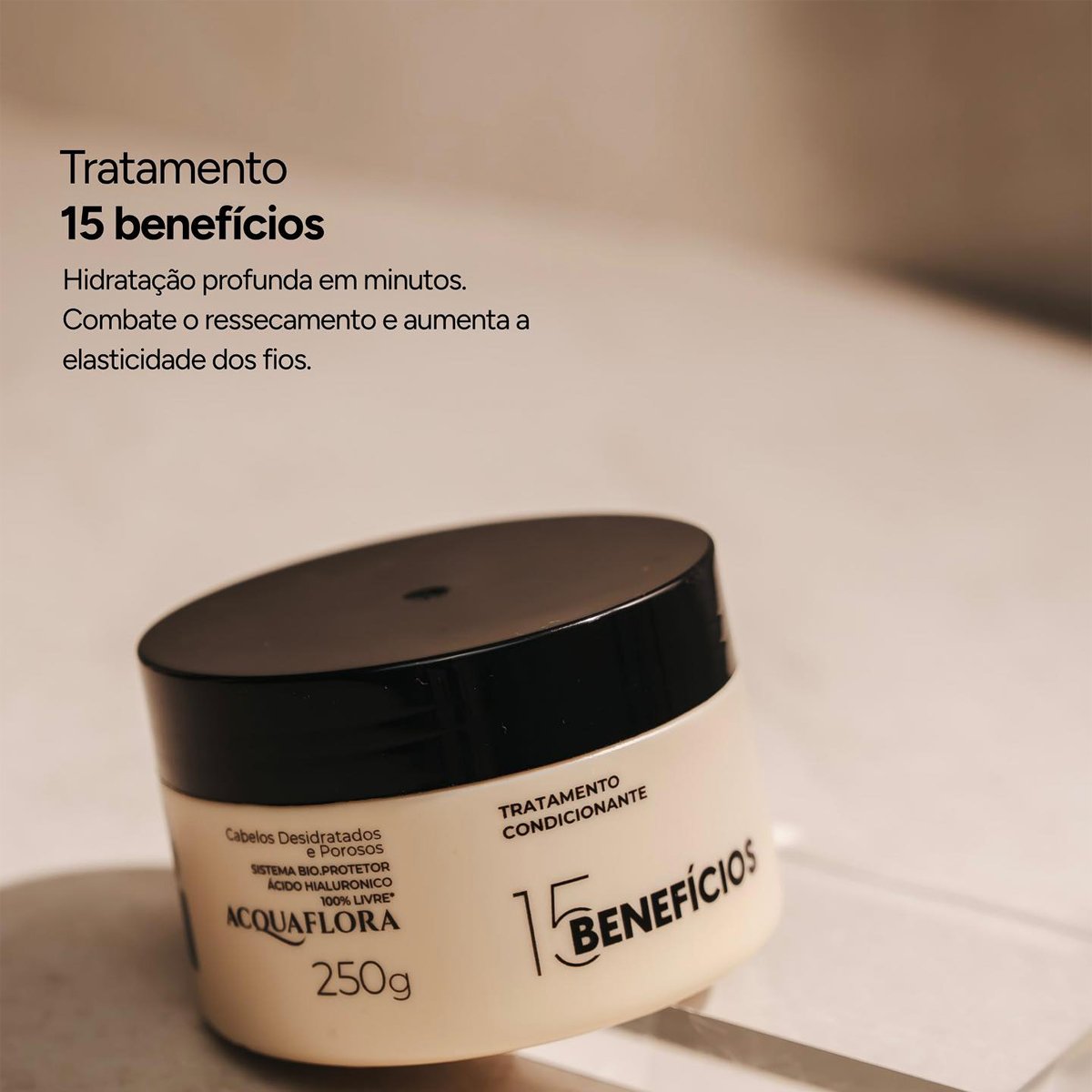 Acquaflora 15 Beneficios - Mascara Capilar 250g 250g 3