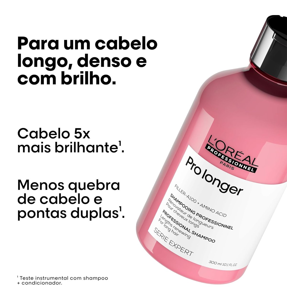 Kit LOreal Professionnel Pro Longer Shampoo Mascara Refil (3 produtos) ÚNICO 3