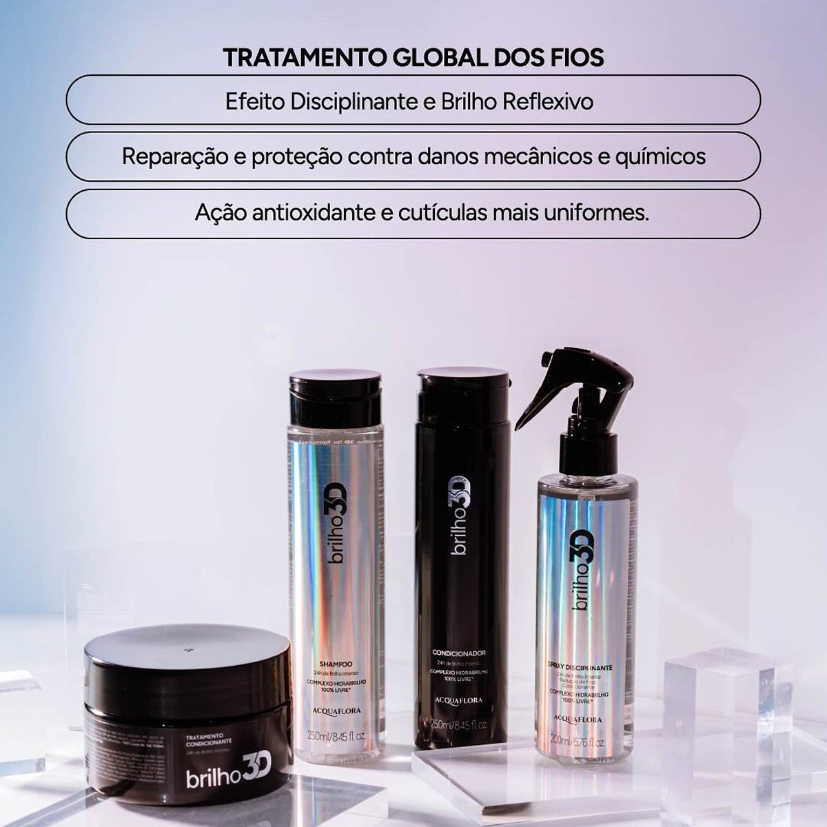 Acquaflora Brilho 3D - Tratamento Condicionante 250g 250g 2