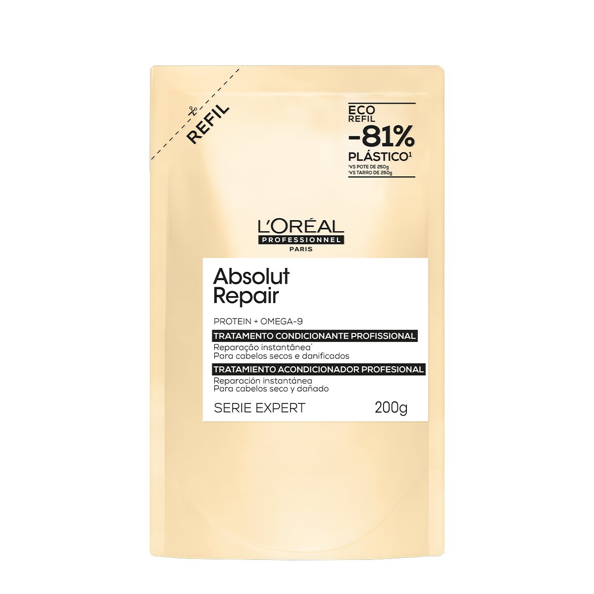 LOreal Professionnel Absolut Repair Refil - Mascara Capilar 200g 200g 1