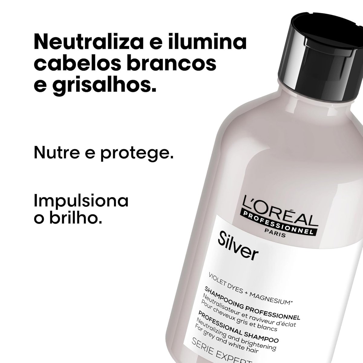 Kit LOreal Professionnel Silver Shampoo Extra (2 unidades) ÚNICO 2