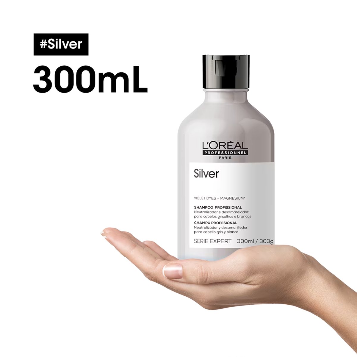 Kit LOreal Professionnel Silver Shampoo Extra (2 unidades) ÚNICO 3