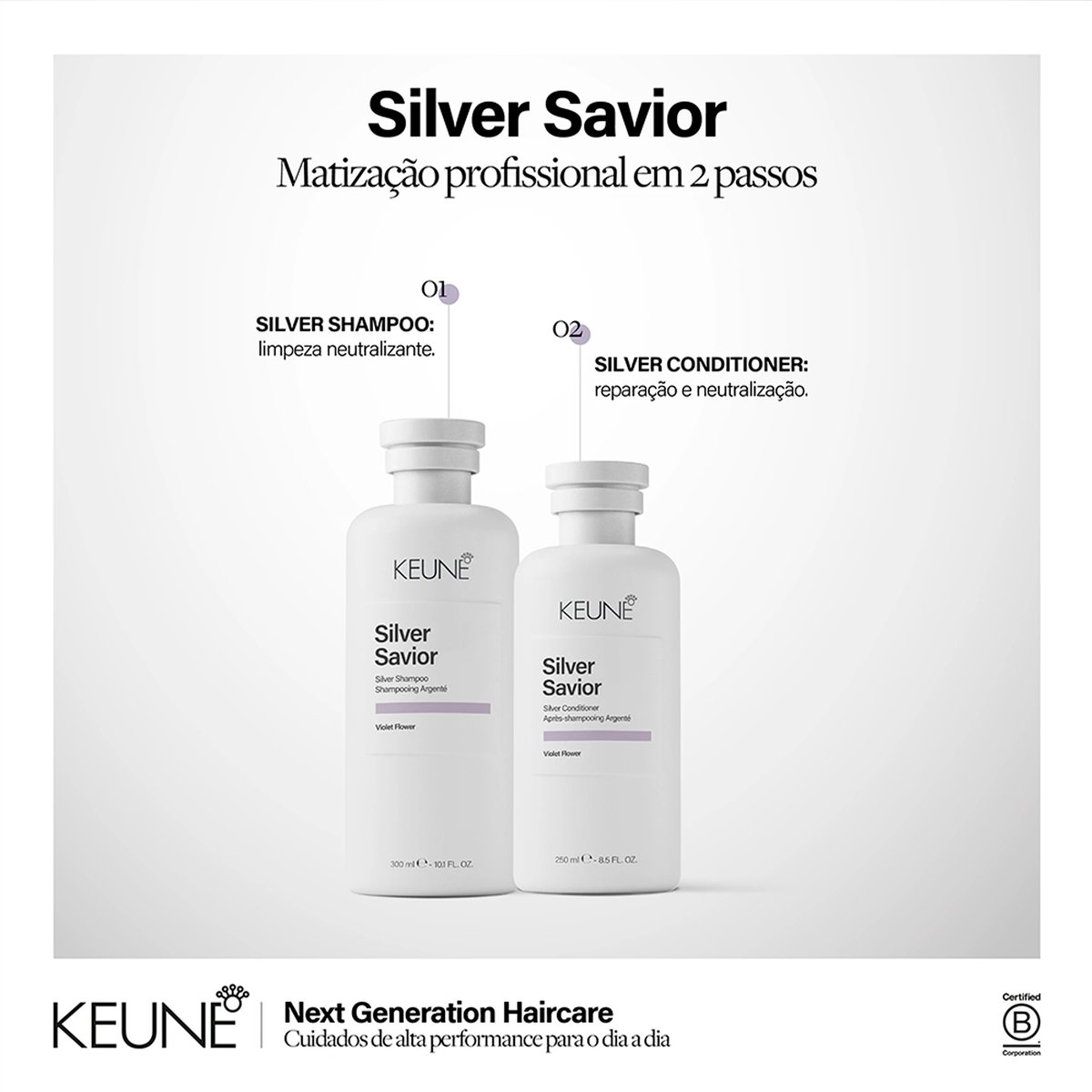 Keune Silver Savior - Condicionador 250ml 250ml 3