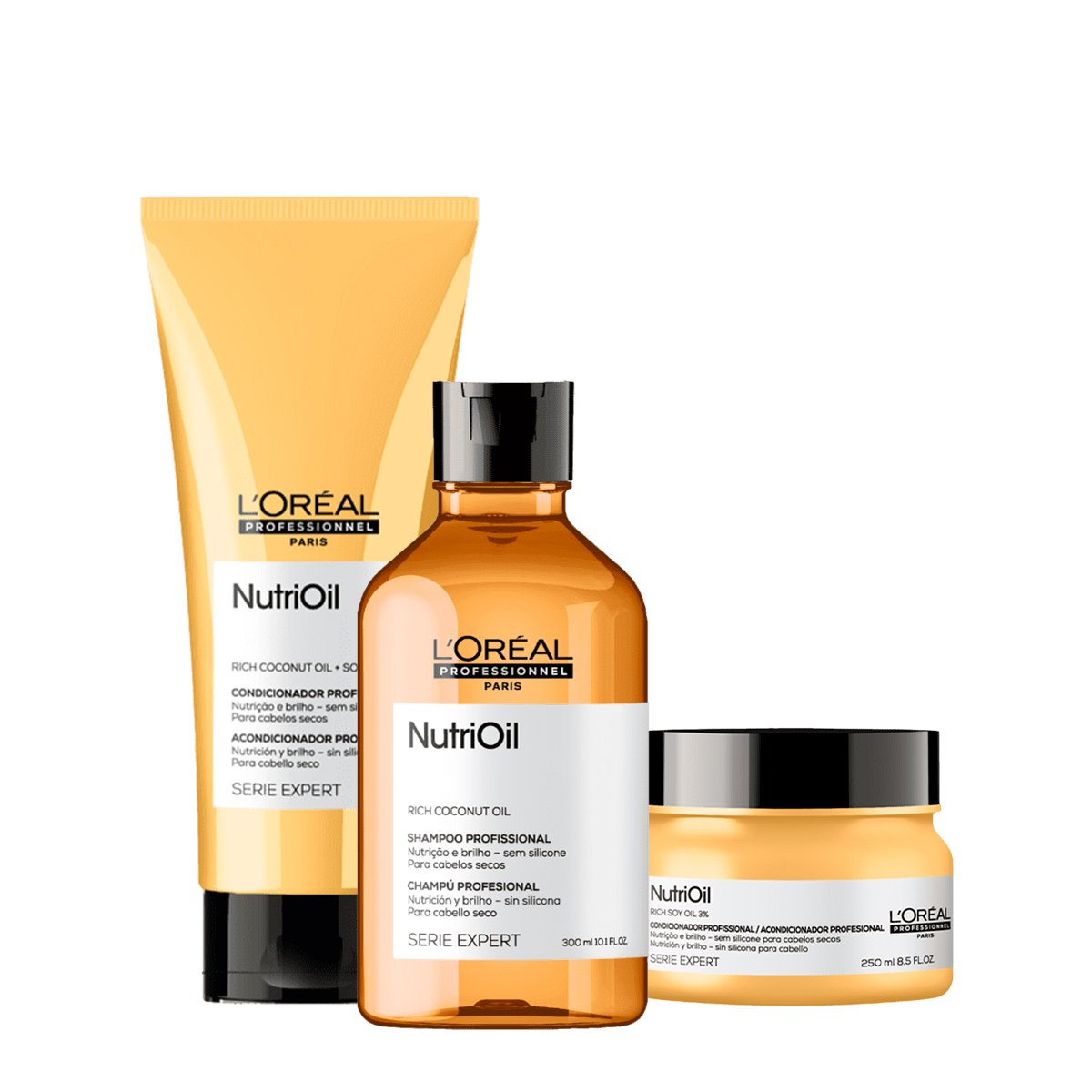 Kit LOreal Professionnel NutriOil Home Care (3 produtos)