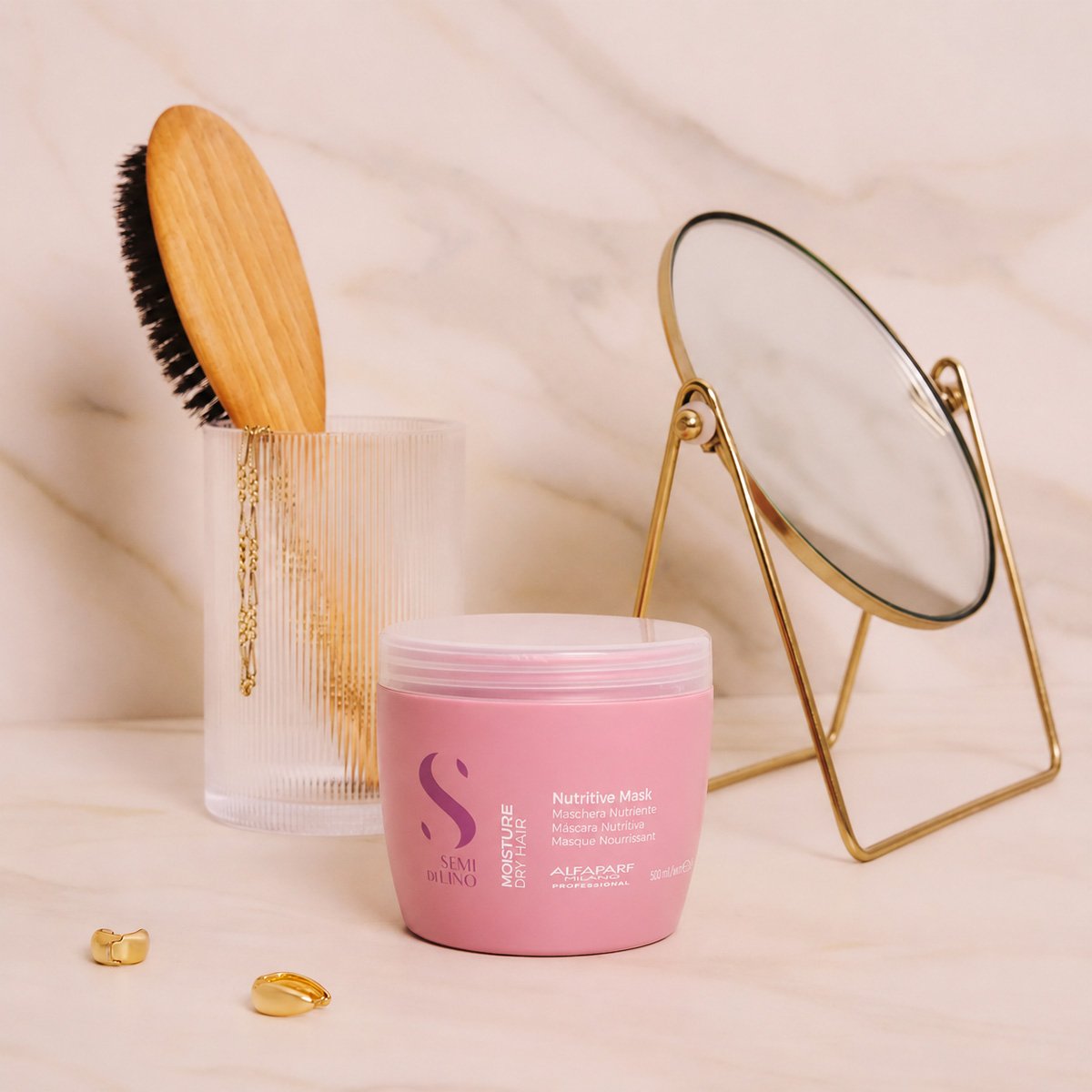 Alfaparf Semi di Lino Moisture Nutritive - Mascara Capilar 500ml 500ml 2