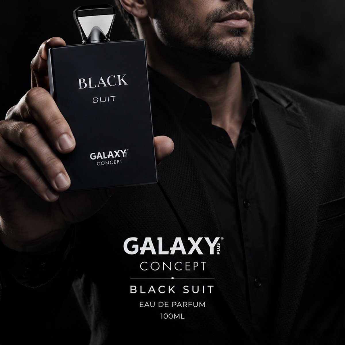 Galaxy Plus Black Suit Eau de Parfum - Perfume Masculino 100ml 100ml 3