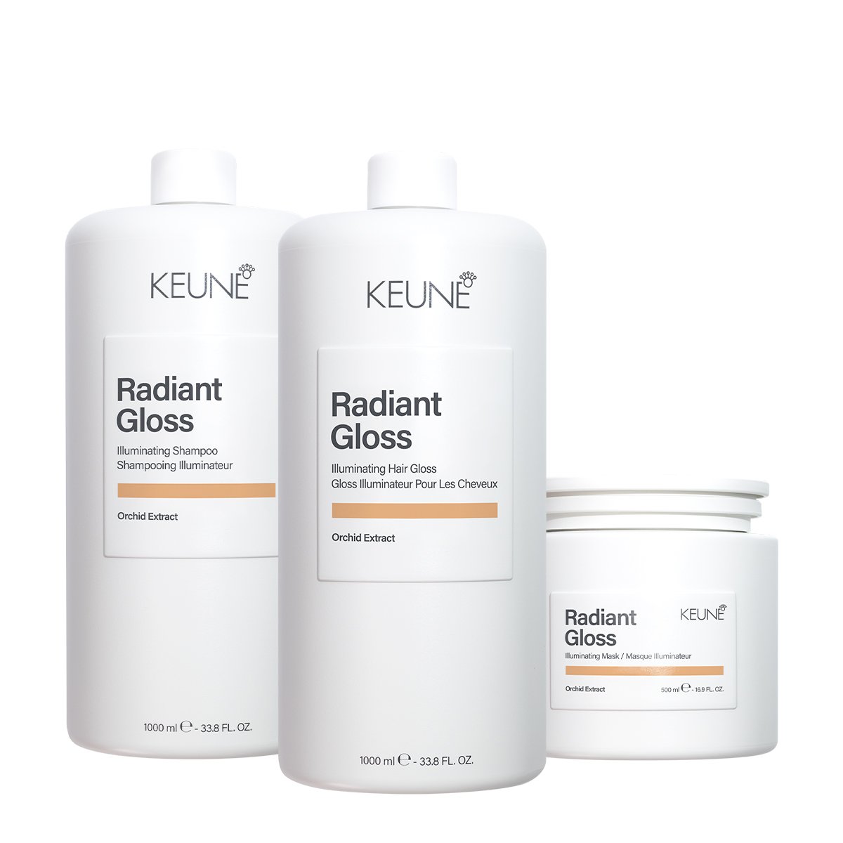 Kit Keune Radiant Gloss Salon Total (3 produtos) ÚNICO 1