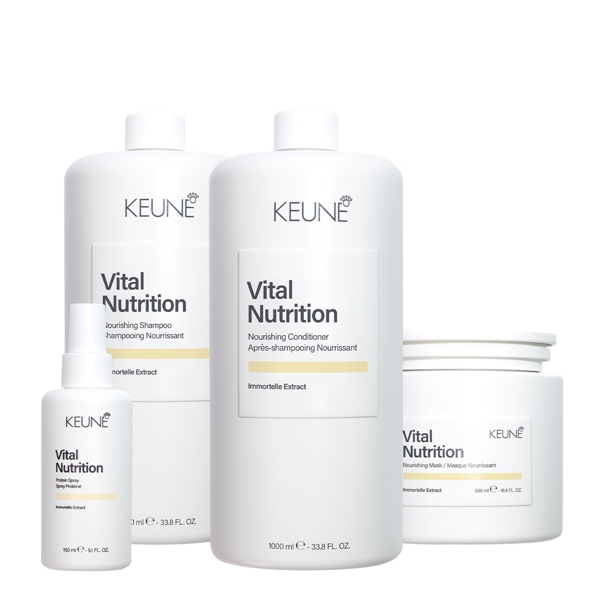 Kit Keune Vital Nutrition Salon Total Spray (4 produtos) ÚNICO 1