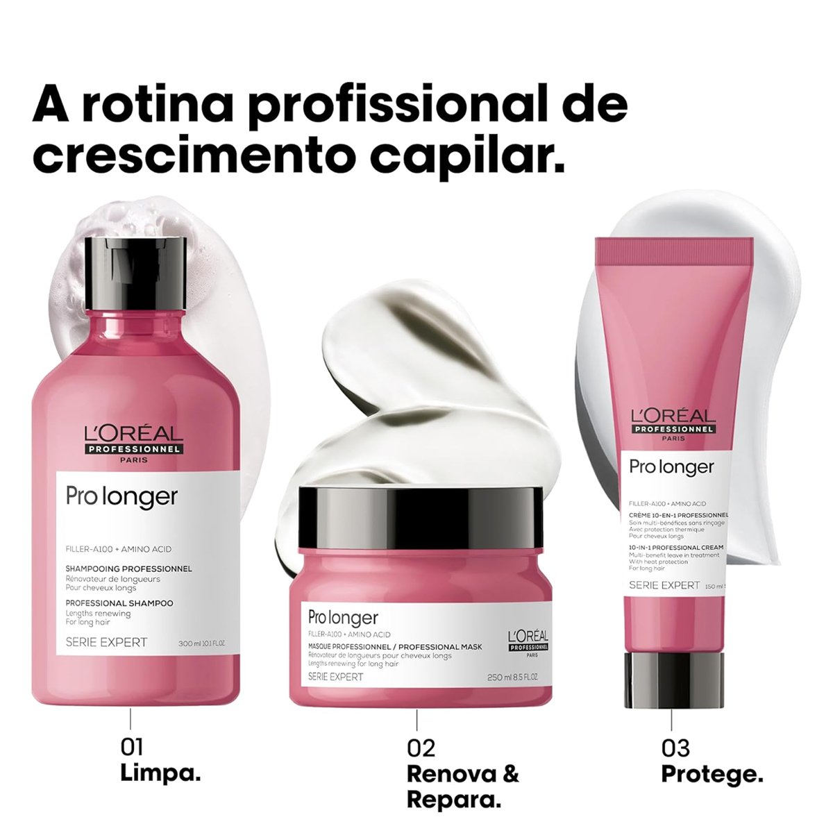 Kit LOreal Professionnel Pro Longer Duo Oil (3 produtos) ÚNICO 5