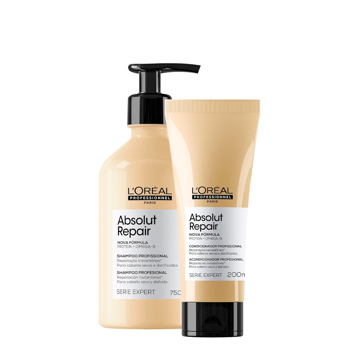 Kit LOreal Professionnel Absolut Repair Duo 750 (2 produtos) ÚNICO 1