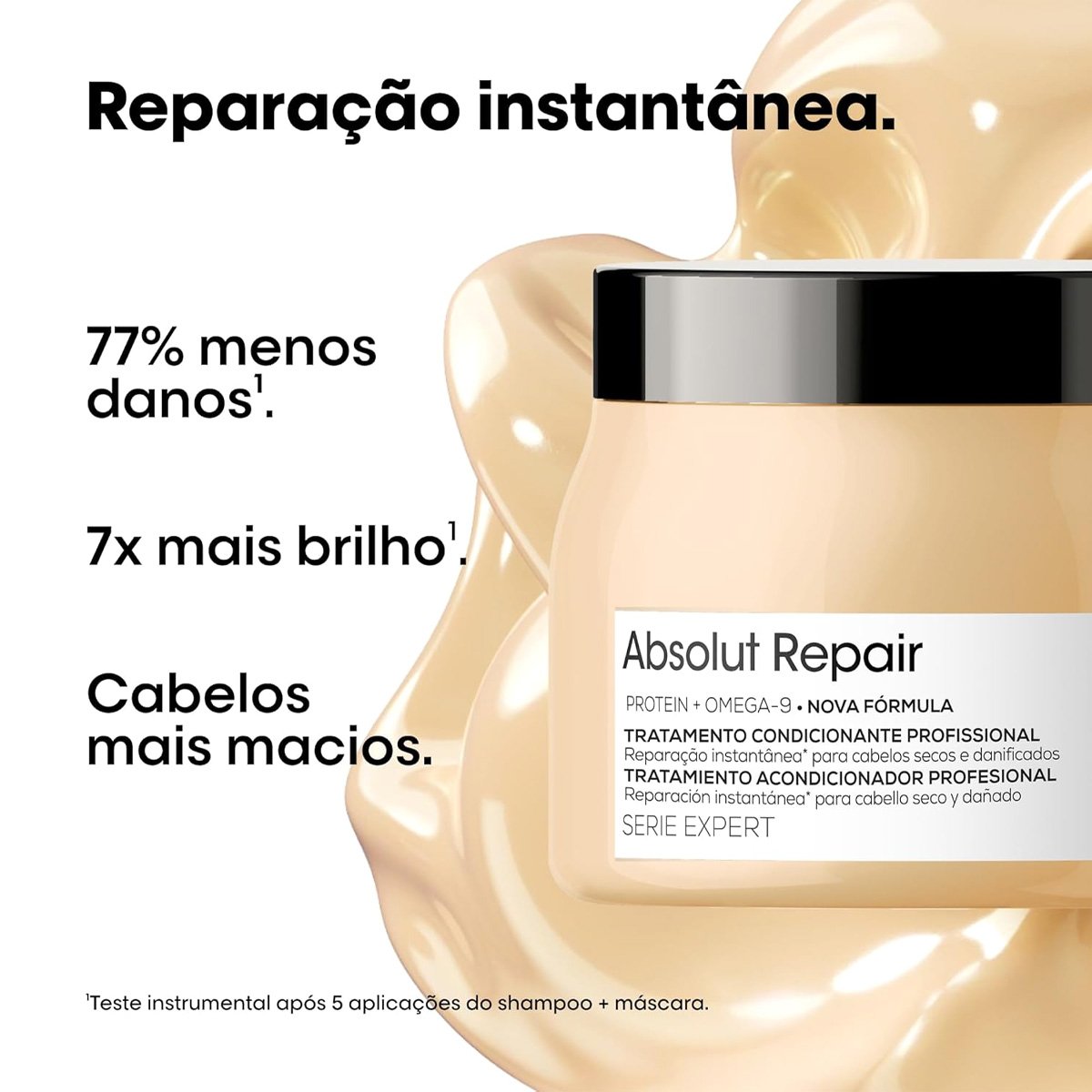Kit LOreal Professionnel Absolut Repair Home Care Oil 30 (4 produtos) ÚNICO 4