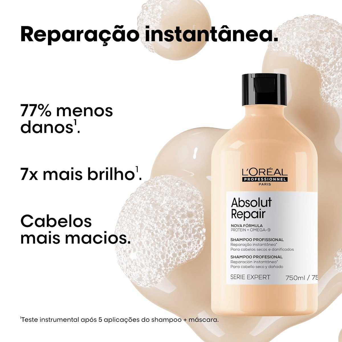 Kit LOreal Professionnel Absolut Repair Duo Oil 30 (3 produtos) ÚNICO 2