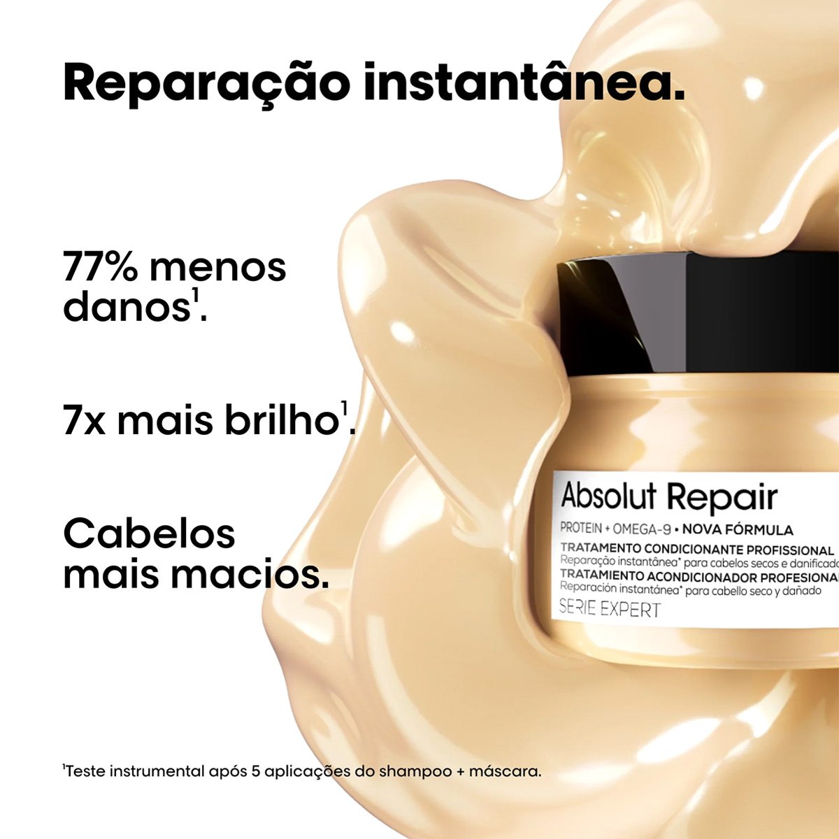 Kit LOreal Professionnel Absolut Repair Mascara Refil Extra (2 unidades) ÚNICO 3