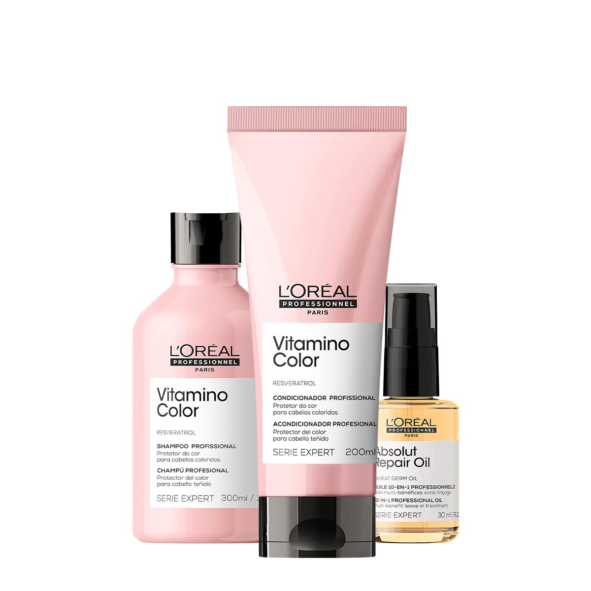 Kit LOreal Professionnel Vitamino Color Duo 300 Oil (3 produtos)